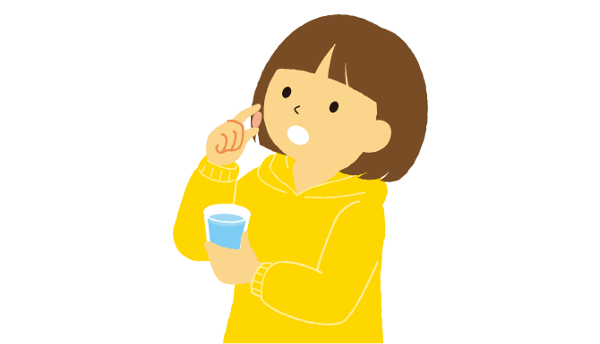 リンヴォック錠の服用方法　イメージ画