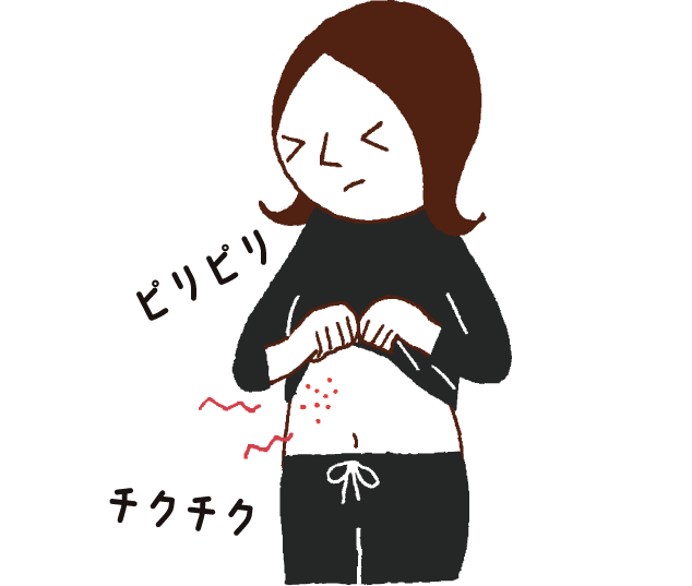 帯状疱疹　イメージ画